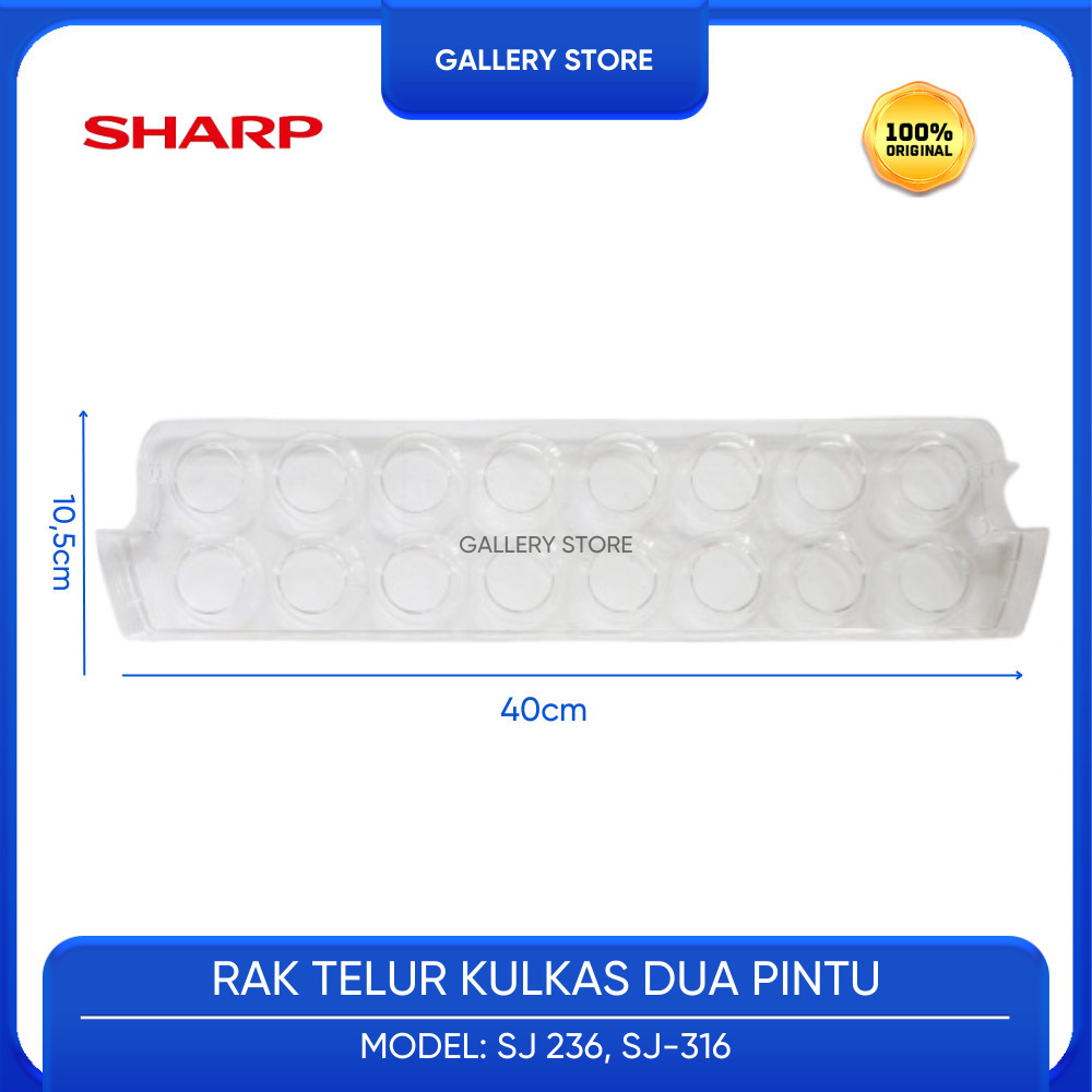 TATAKAN TELUR KULKAS SHARP 2 PINTU SJ 236 316 SJ-236 SJ-316
