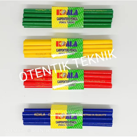 

PENSIL TUKANG - CARPENTERS PENCIL - PENCIL TUKANG 1 LUSIN - ALAT TULIS TUKANG