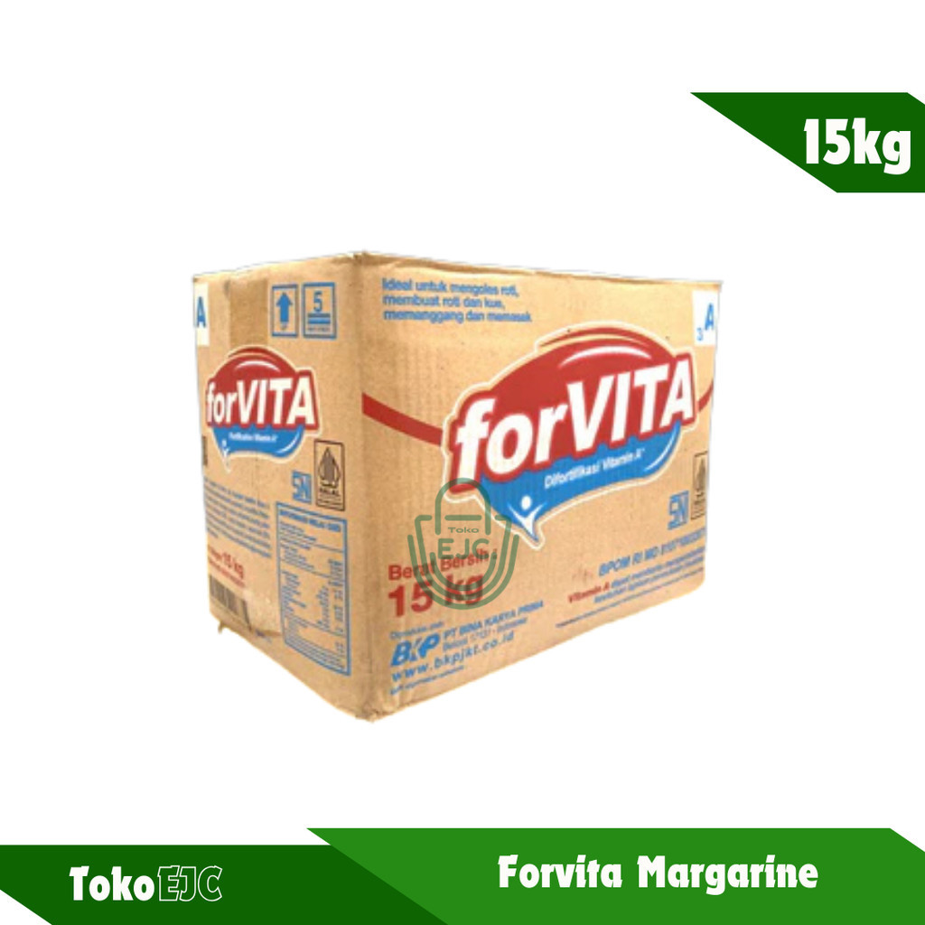 

[EJC] FORVITA MARGARINE 15KG / MENTEGA FORVITA /DUS 15KG