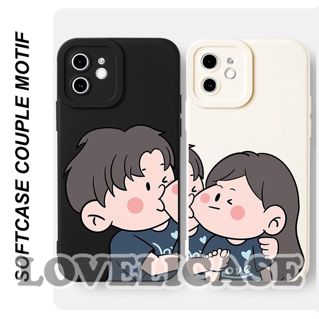 case couple type hp Oppo all type / Silikon premium /Softcase macaron / NC-21