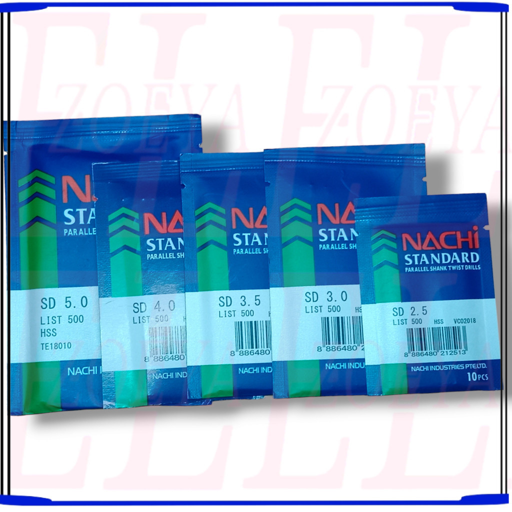 NACHI 2.5 - 3 - 3.5 - 4 - 5 MM MATA BOR MATABOR BESI HSS