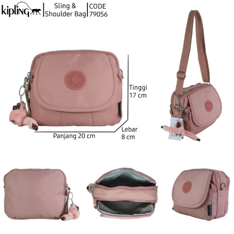 Tas Selempang Kipling 79056 ukuran Medium Nilon Import Waterproof Import