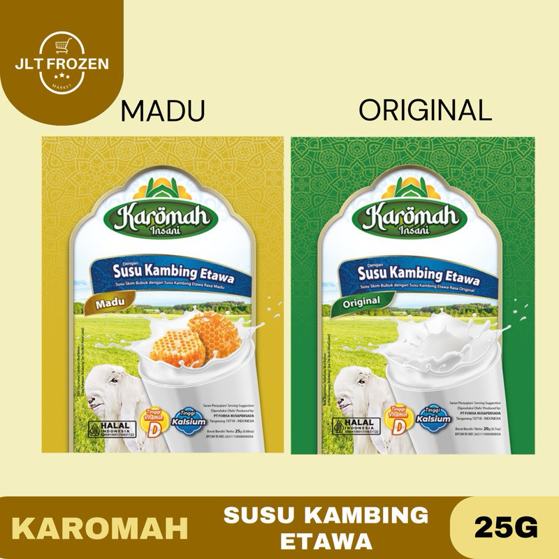 Susu Kambing Etawa Karomah RENCENG / Karomah Etawa Goat Milk / Susu Kambing Bubuk Instan - RENCENG 1