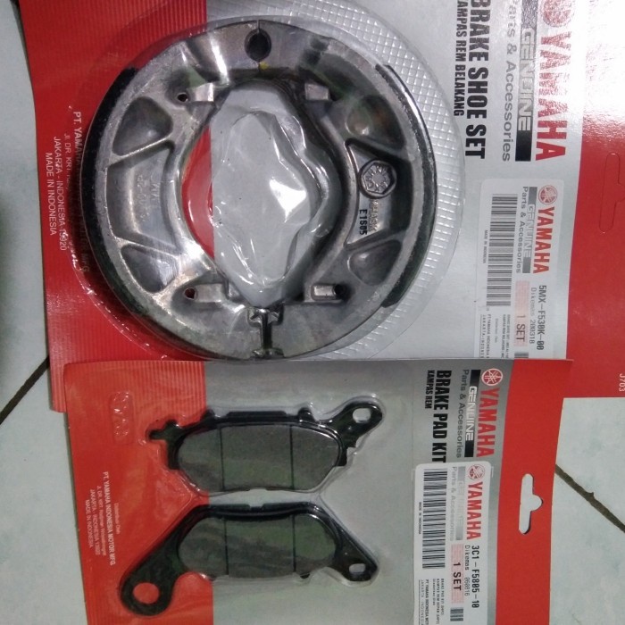 Kampas rem depan belakang Mio sporty smile,soul GT 115cc,soul ,Mio GT,