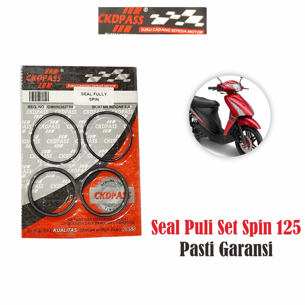 CKDPASS Seal Pully Spin Karet As Pulley Set Oring CVT