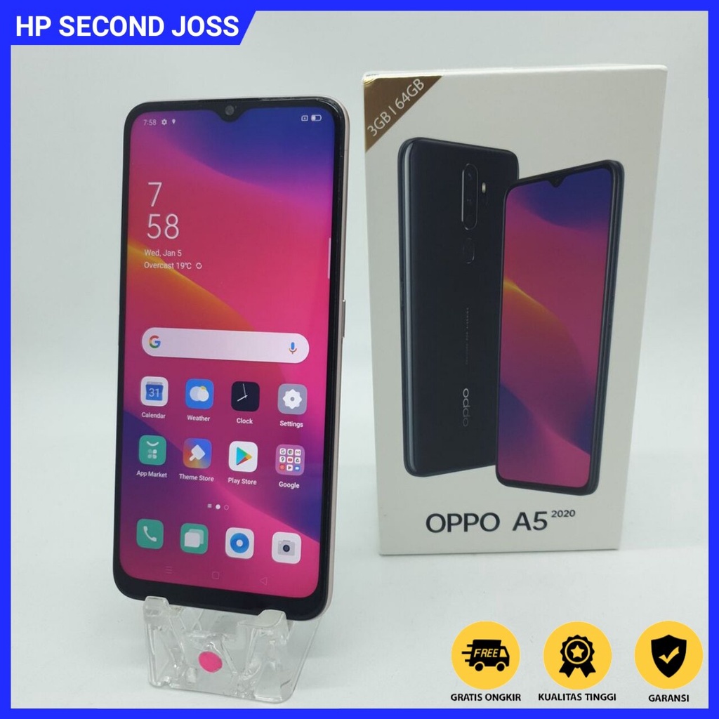 Oppo A5 2020 Ram 4/128 GB (Second Bergaransi)