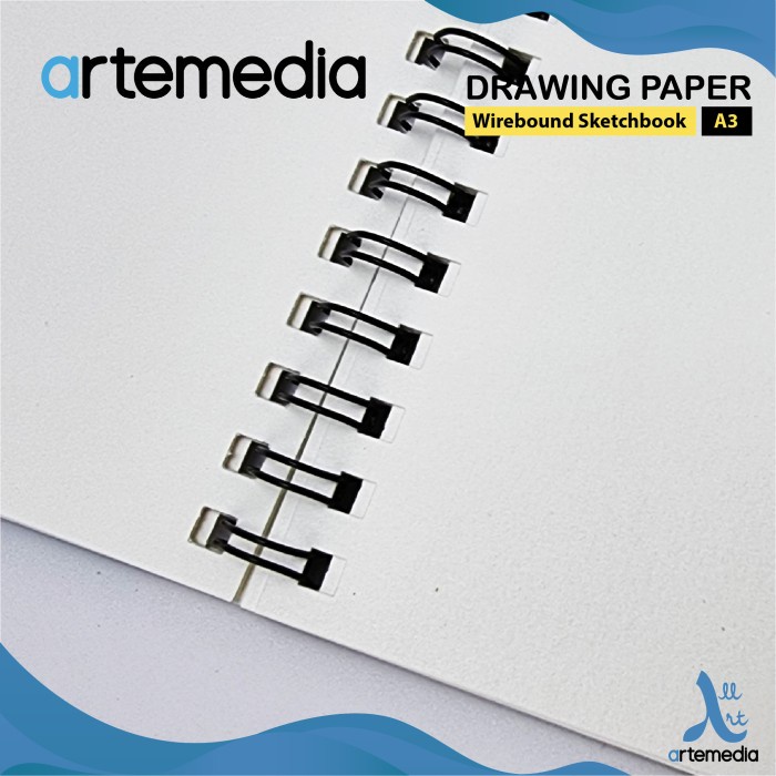 

Buku Sketsa Artemedia Drawing Paper Book A3 Wire Bound Sketchbook