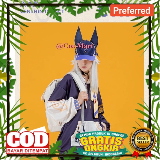 SUPER BIG PROMO /Jaket Hoodie Sweater Game Genshin Impact Cyno