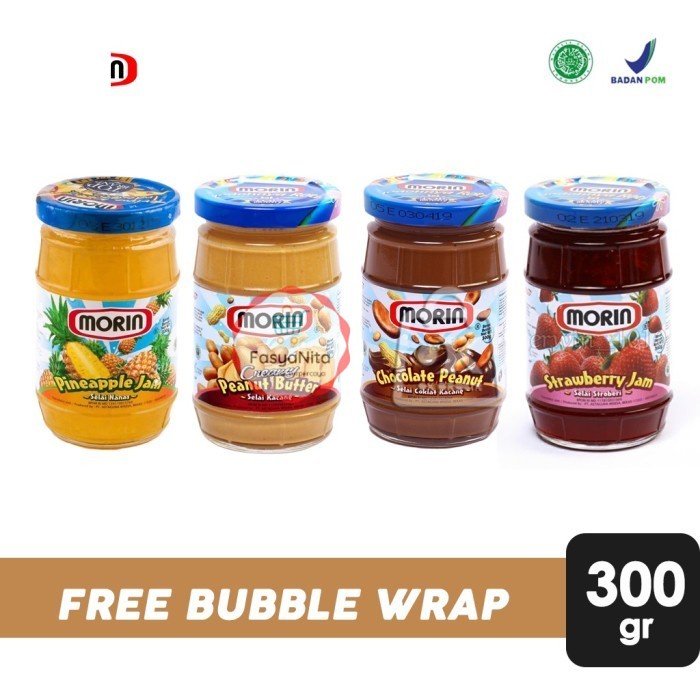 

Morin Selai Roti Kemasan Botol Kaca / Morin Jam ( 300gr ) - Srikaya 330g - FasyAnita Mart Denpasar