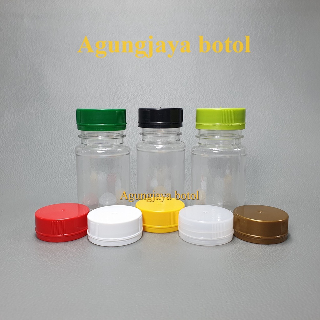 Botol 85 ml Obat Natural / Botol Obat / Botol Kapsul / Botol Obat Kosong / Botol Tablet / Botol Obat
