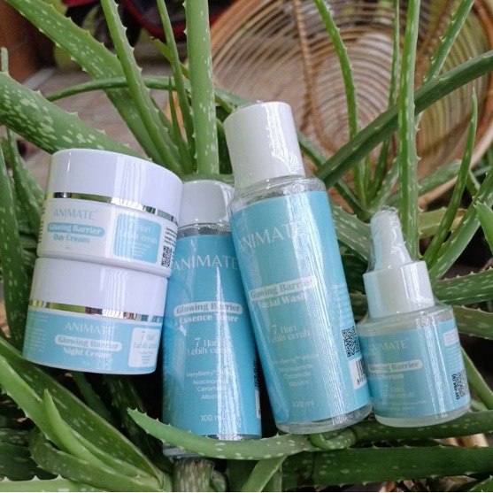 ANIMATE BIRU untuk Skin Barrier (Kulit Rusak) | Hemera Hydraglow Hydra Glow Skin Barrier Repair Biru