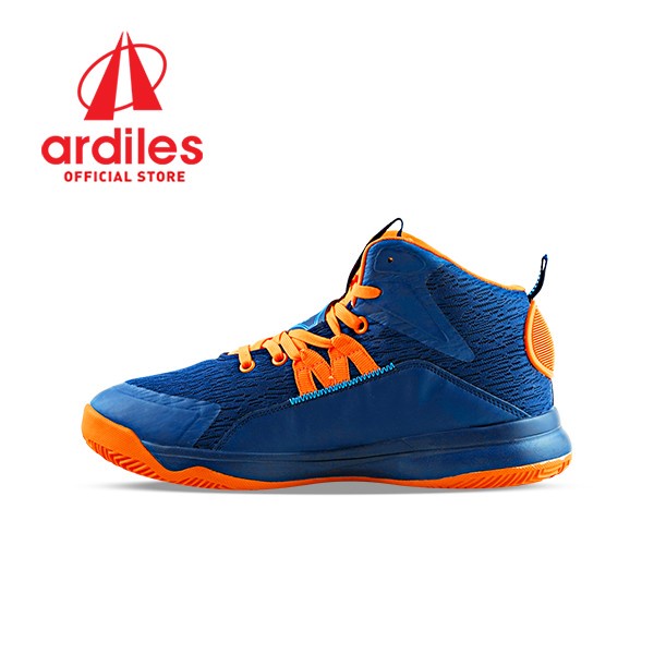 Ardiles Flux Sepatu Basket - Biru Oranye