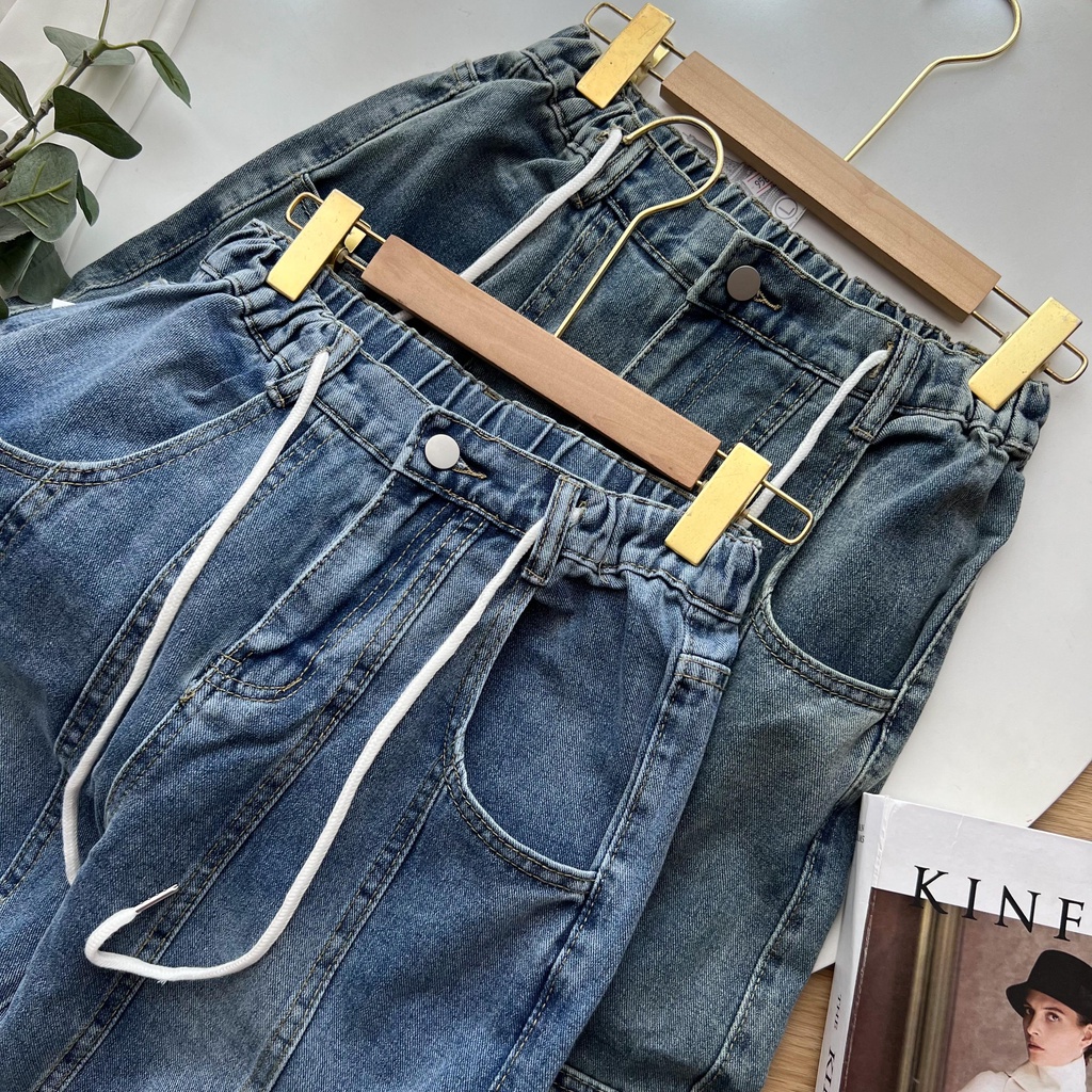 Oclo Triska Cargo Jeans 9581 bawahan jeans premium tebal