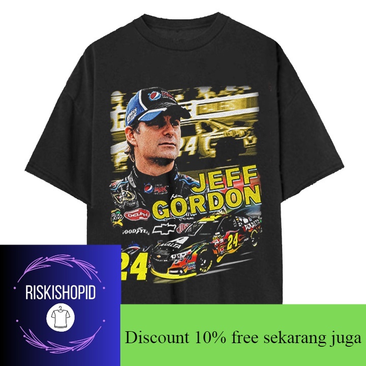 Kaos Nascar Jeff Gordon Premium Oversize T-Shirt