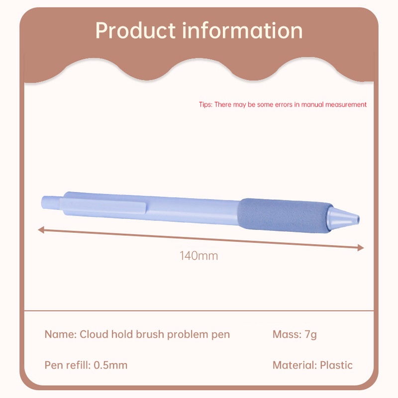

✨COD Pena Netral Cepat Kering Berwarna Permen Alat Tulis Siswa Pena Netral Selubung Spons Super Lembut GS