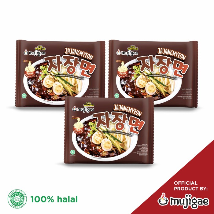 

Promo Moerah PAKET ISI 3 - Mujigae Jajangmyeon 265gr