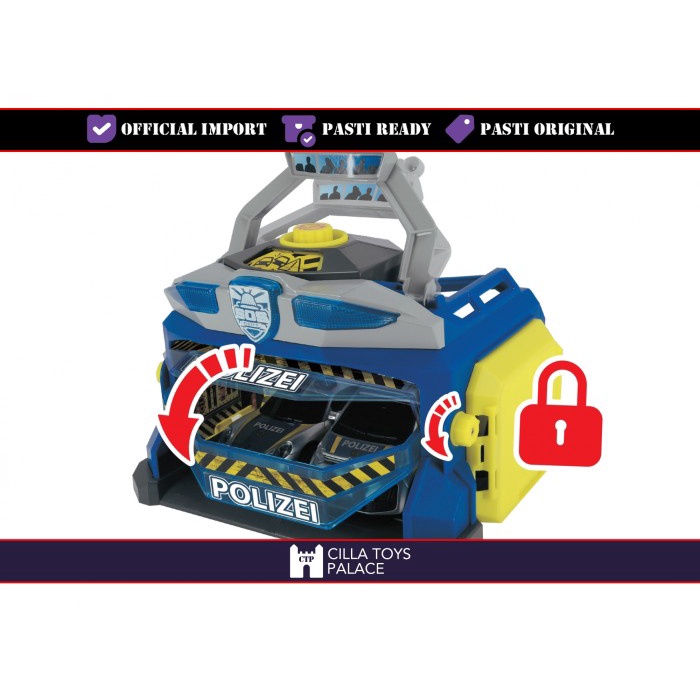 Dickie Toys SWAT Station Police Play Set - COMMAND UNIT