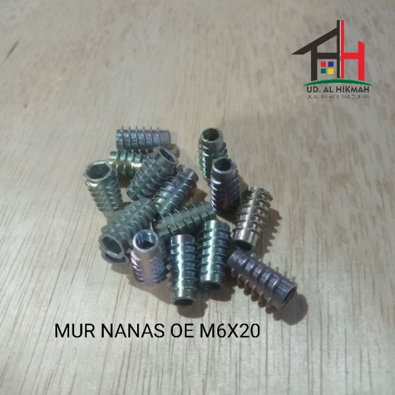 MUR NANAS M6X20 / MUR TANAM FURNITURE M6 X 20