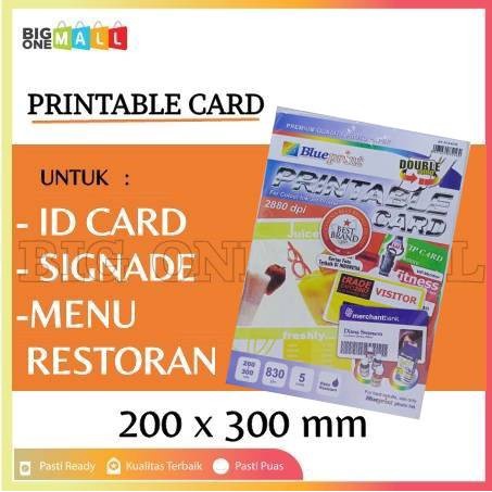

[KSG-97] Blueprint Printable ID Card A4 Double Sided, Bahan Kertas Cetak Kartu
