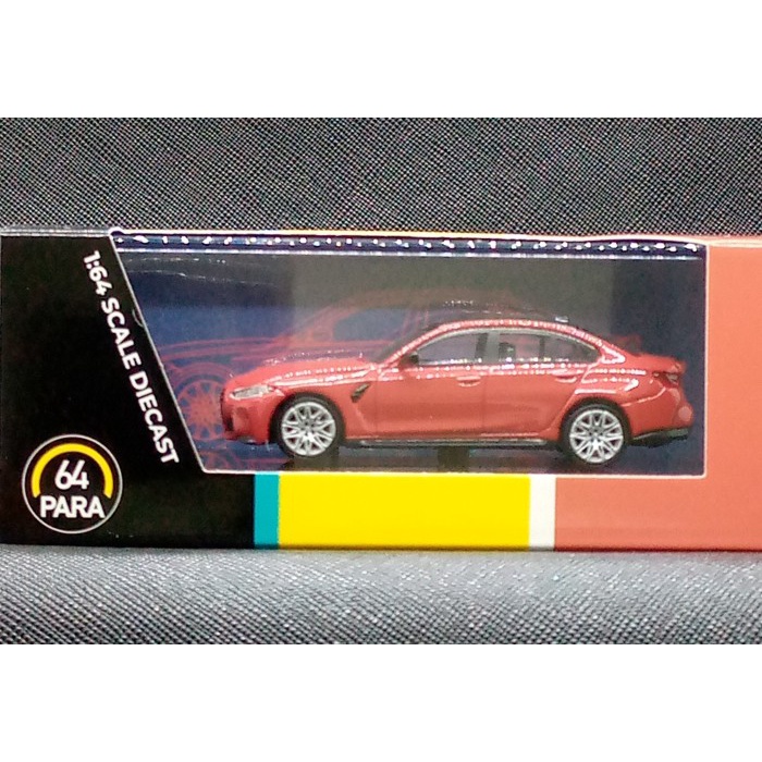R-34 PARA64 1/64 BMW M3 G80 Toronto Red RHD