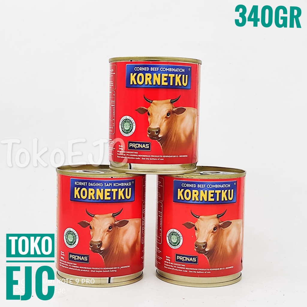 

Kornetku Pronas Kornet Daging Sapi Corned Meat 340gr Kaleng / kornetku perkaleng 340 gr