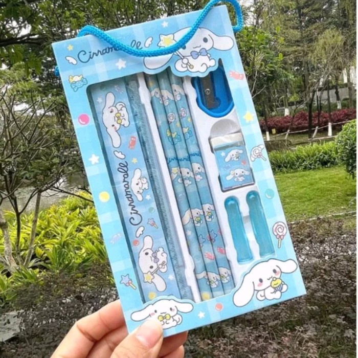 

Alat tulis set cinnamoroll tempat pensil cinnamoroll set stationery