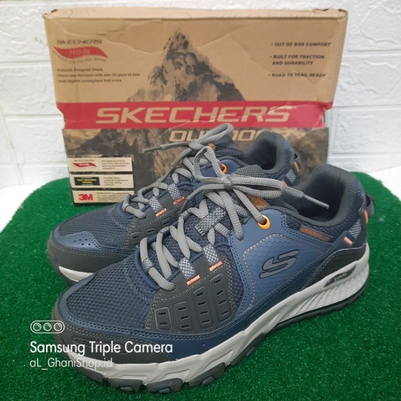sepatu outdoor trail pria skechers arch fit escape plan 237545