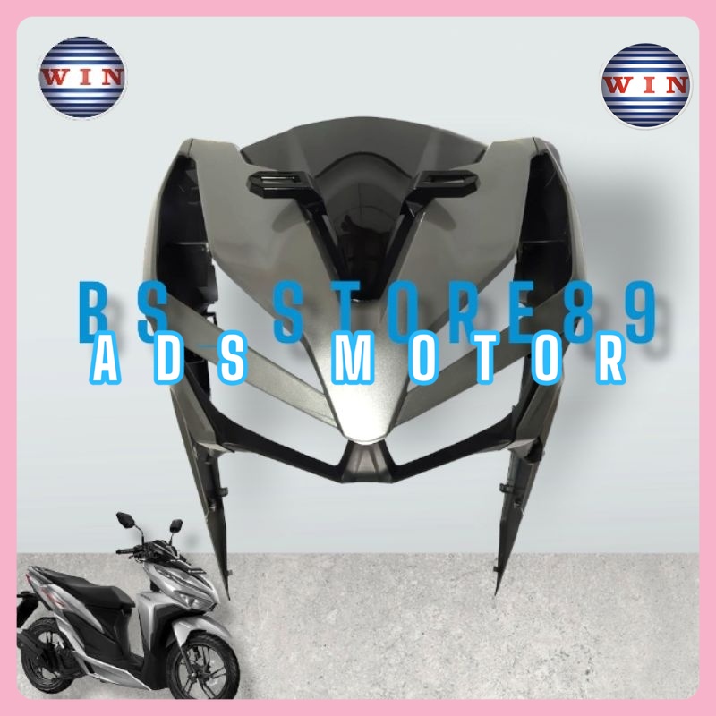 PAKETAN FULL SET BODY DEPAN TAMENG SAYAP VARIO 150 125 K59J LED NEW SILVER  2018 2019 2020 2021 | TA