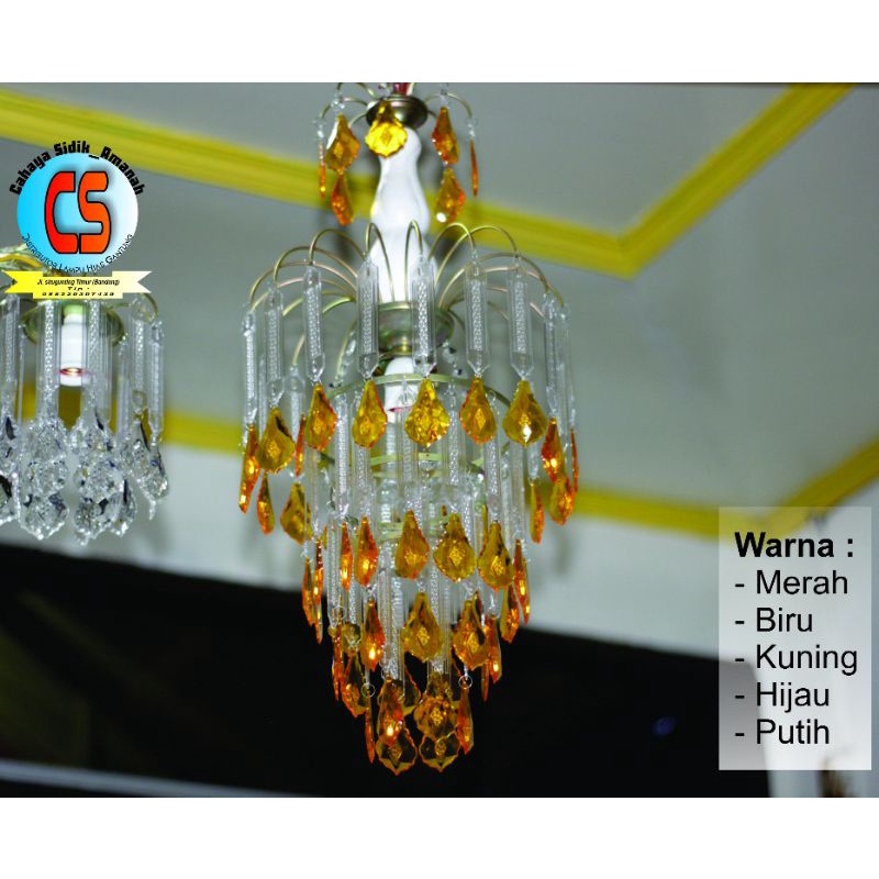 cod Lampu hias kristal/ lampu hias gantung / lampu dekorasi rumah/Lampu langit langit kristal/lampu 