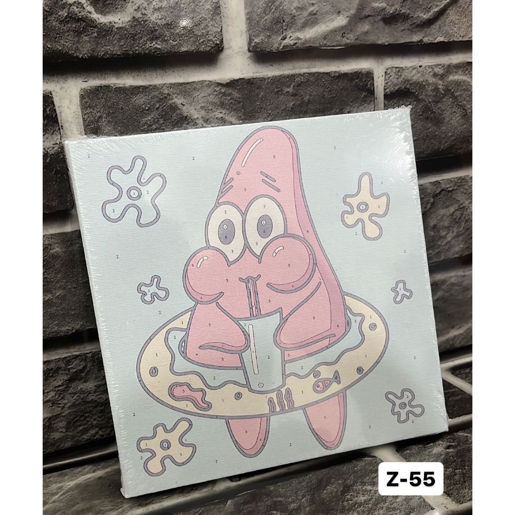 

BLESSWORLD - CANVAS LUKIS SET 20X20 CM / PAINT BY NUMBER KANVAS LUKIS UK 20X20 CM / CANVAS PAINTING BY NUMBER TERMASUK CAT KUAS FRAME KAYU / PAINT BY NUMBER / CANVAS PAINTING KIT / HADIAH KADO ANAK