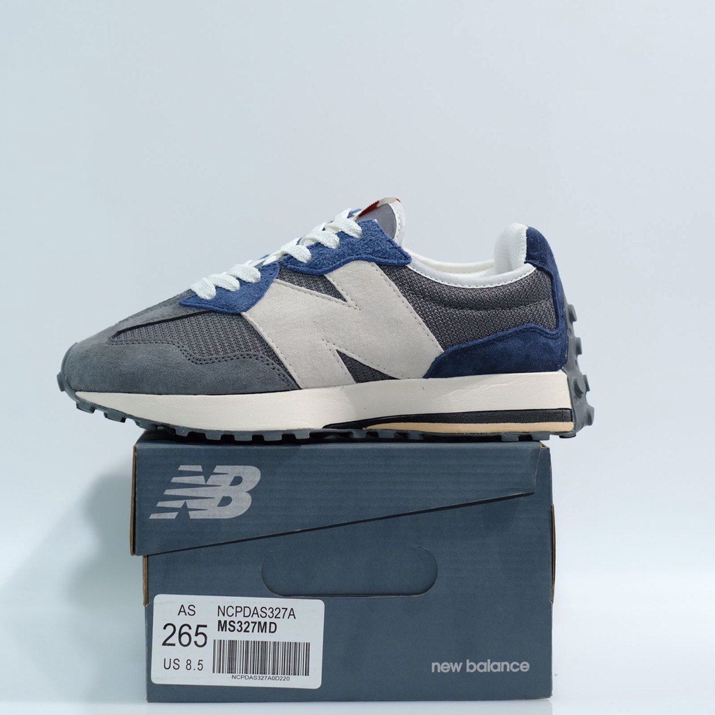 New Balance 327 Castlerock Navy | Sepatu Pria | Original 100% | Senakers Casual