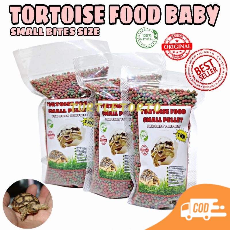 [BABY BITES] MAKANAN PELET KURA KURA DARAT BABY ANAK ANAKAN SULCATA SULKATA TORTO BABY PELET PELLET 
