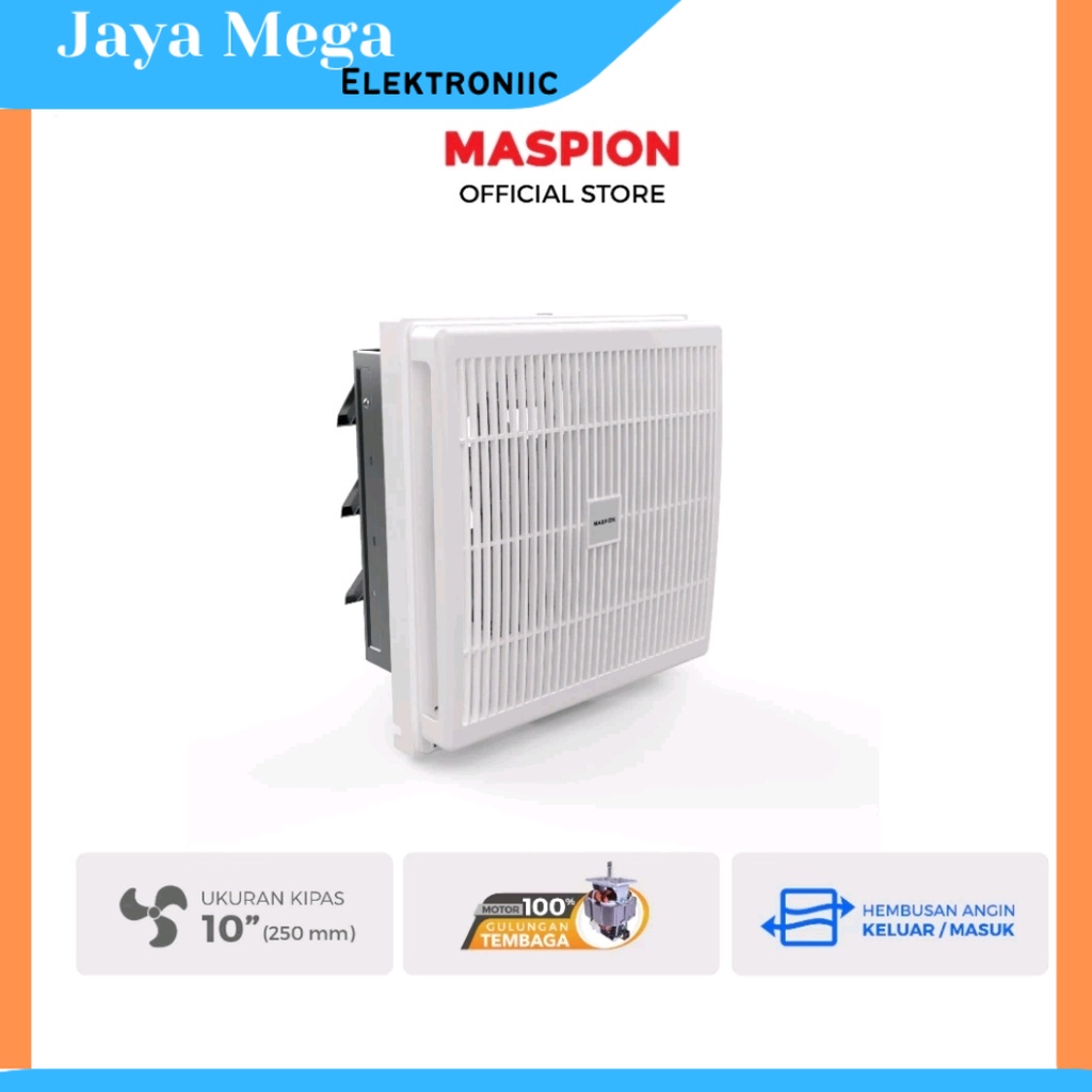 MASPION 10 inch Exhaust Fan Kipas Angin Hexos  Tembok Dinding MV-250 NEX