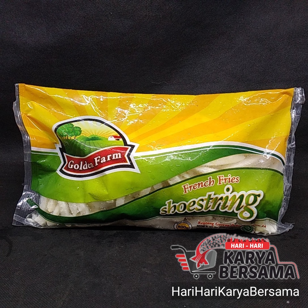 

GOLDEN FARM FRENCH FRIESH SHOESTRING 500GR [GOJEK / GRAB ONLY]