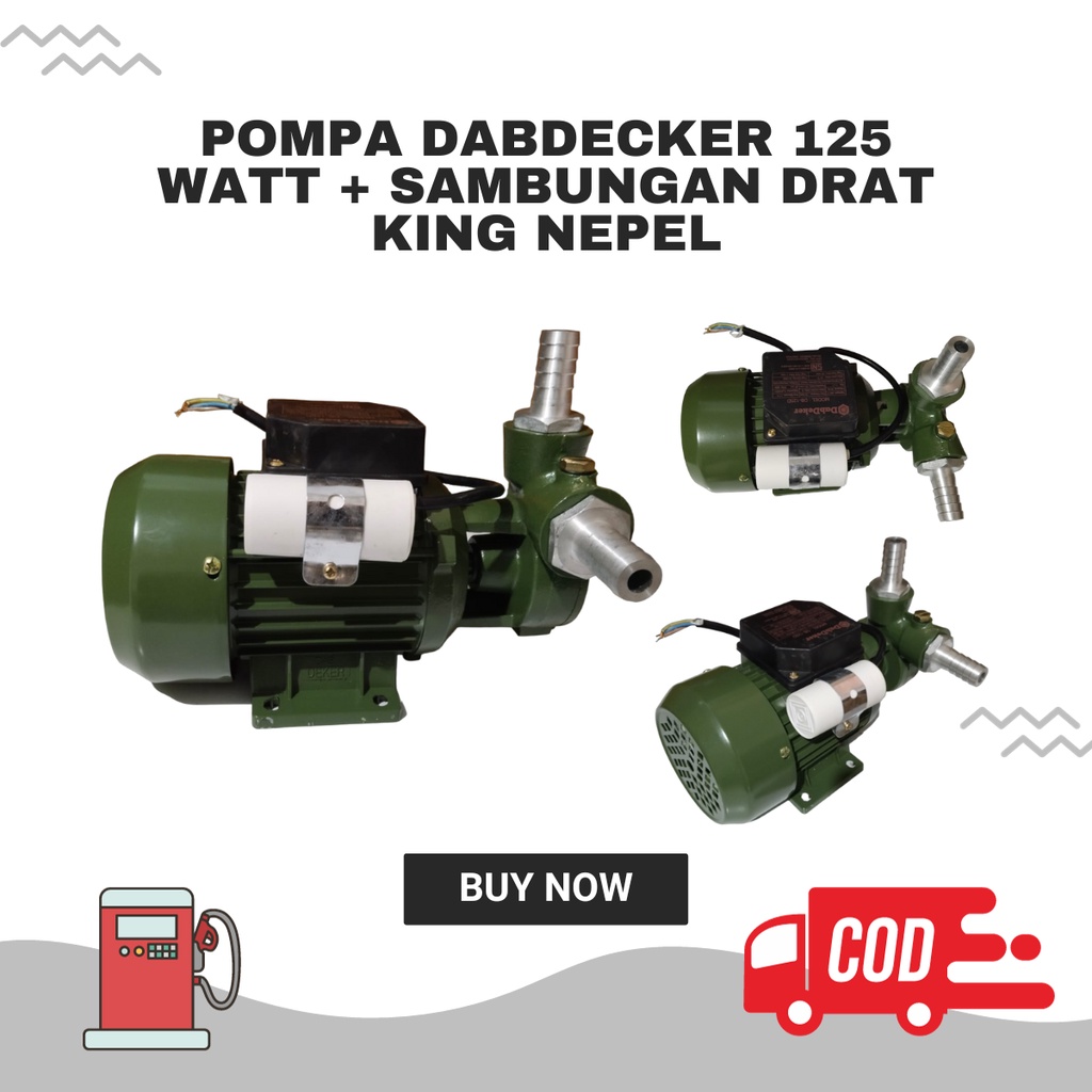 Pompa Minyak Pom Mini / Pompa Pertamini / motor Pom Mini 125 Watt / POMPA SATU SET DRAT