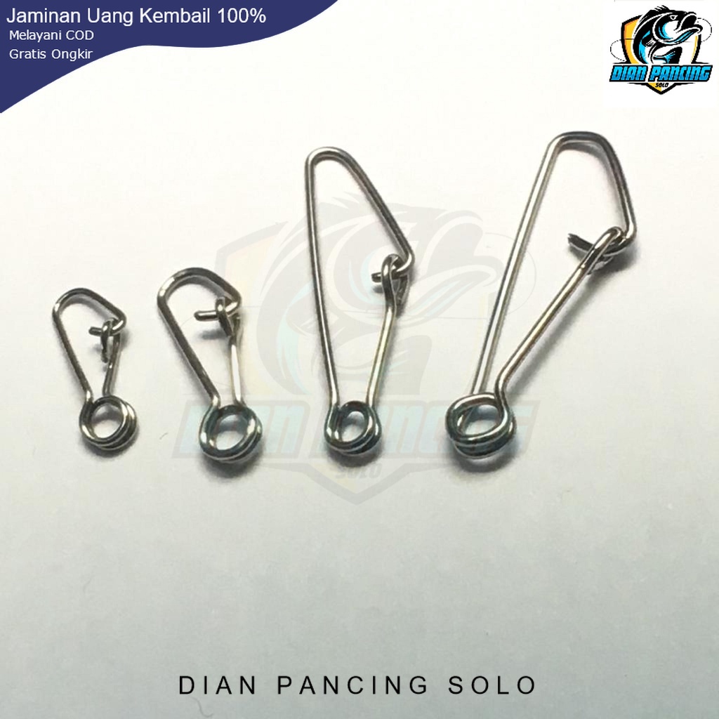Snap Pancing Double Ring, Galatama, Pindad dan pelampung Mancing
