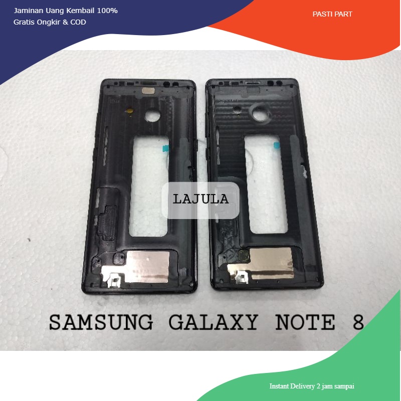 frame lcd tatakan lcd tulang tengah samsung galaxy Note 8 medle