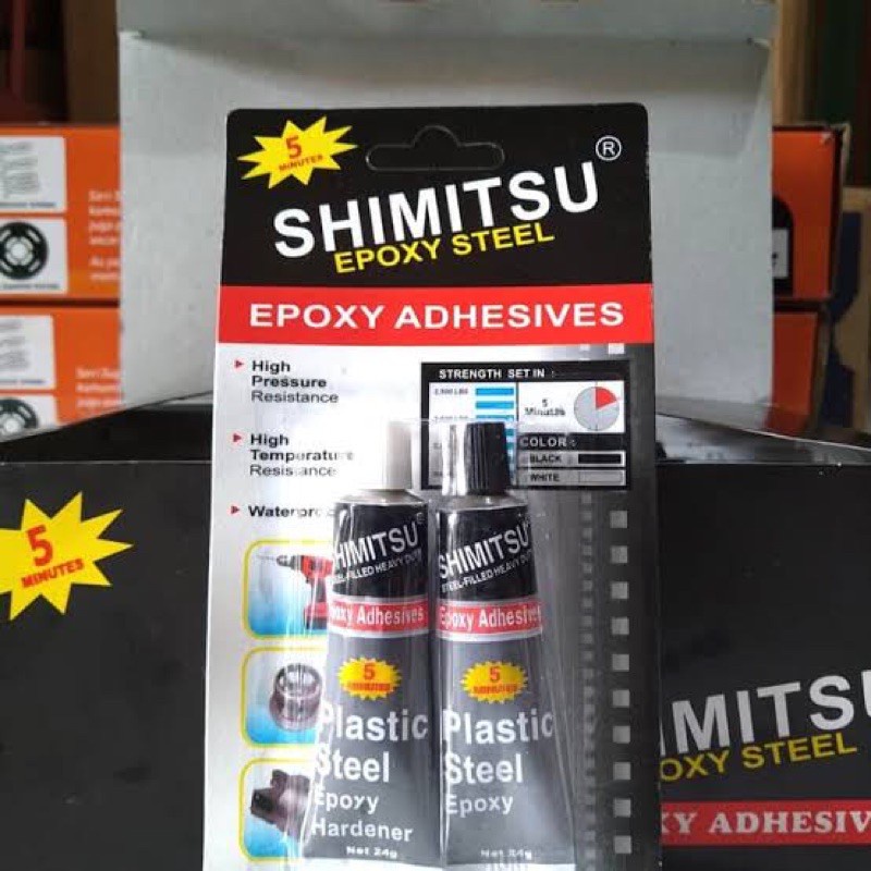 

Lem Besi Shimitsu Epoxy Stell 5 Menit