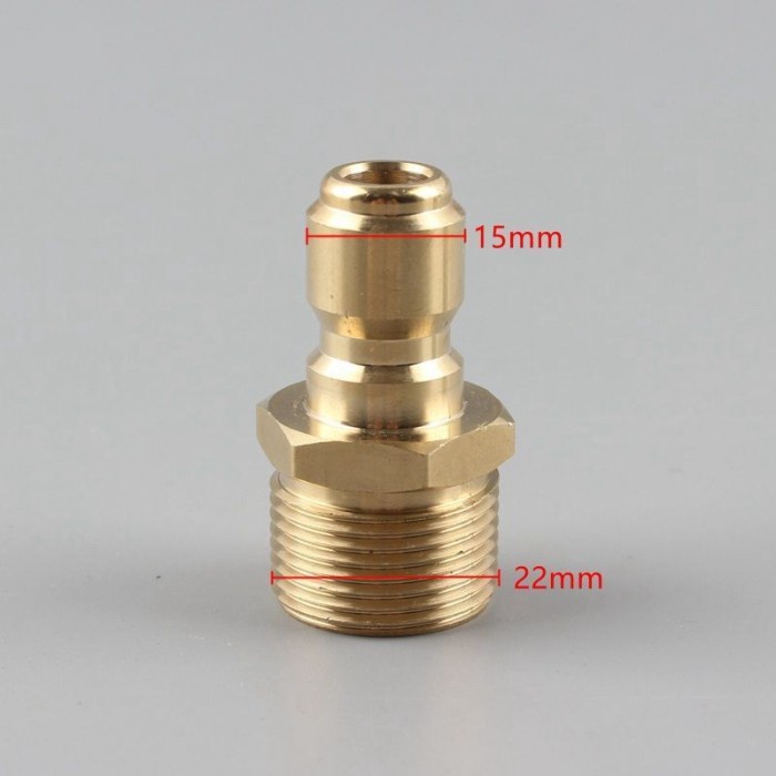 Terlaris ✨-Sepasang Konektor Pencuci Bertekanan M22 Male & M22 Female