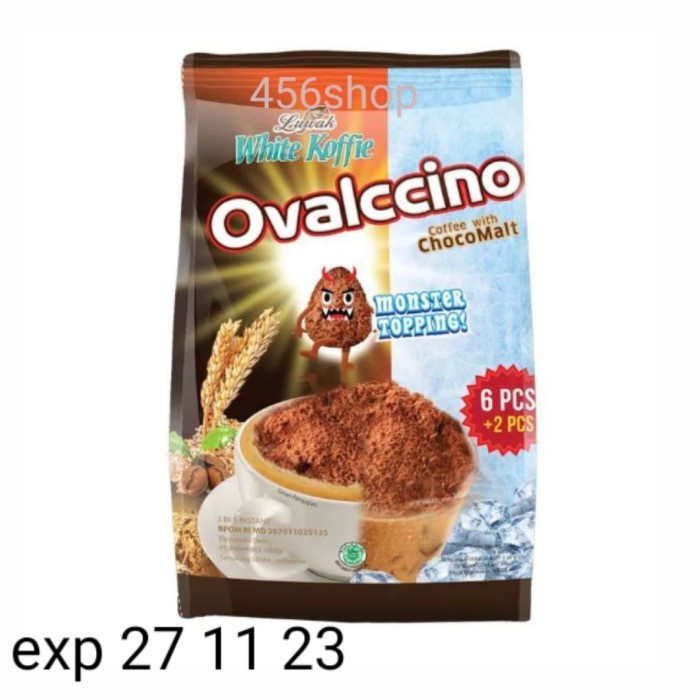 

Luwak White Coffee Ovalccino 3in1 Monster Topping