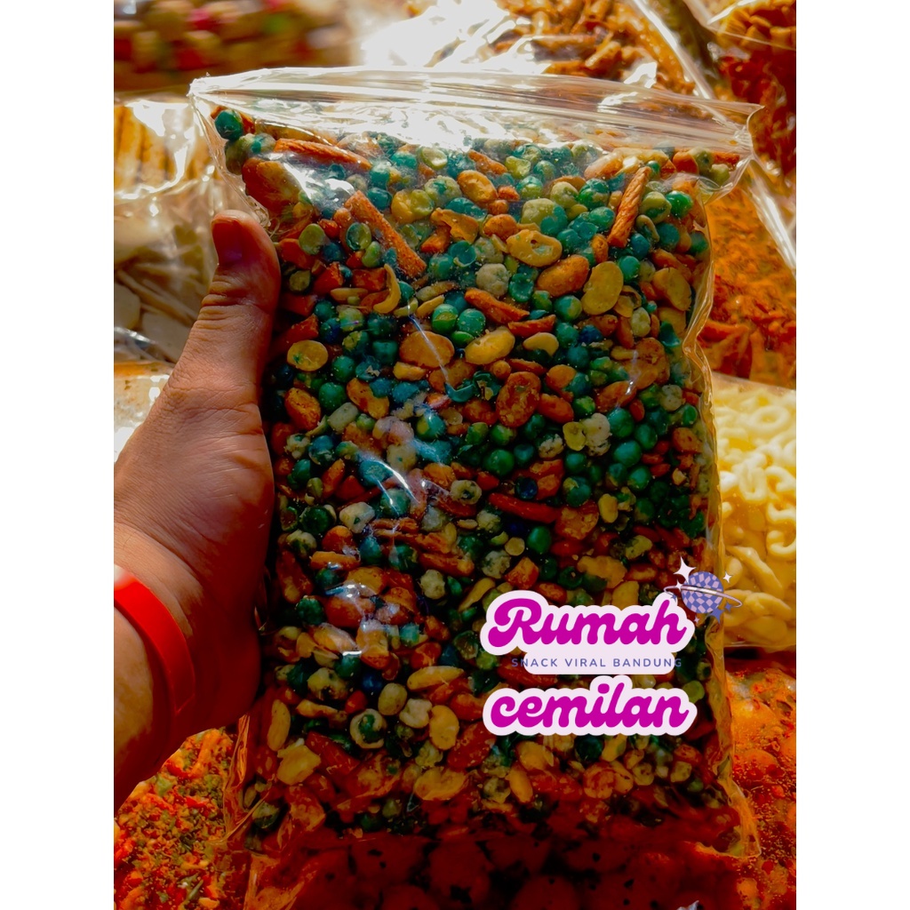 

KACANG CAMPUR/MIX/KACANG JAIPONG BERAT 1 kg/SNACK KILOAN RUMAH CEMILAN