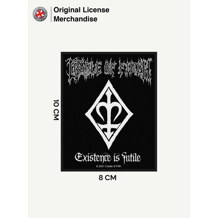 Patch Emblem Badge Import CRADLE OF FILTH Existence Is Futile Patch