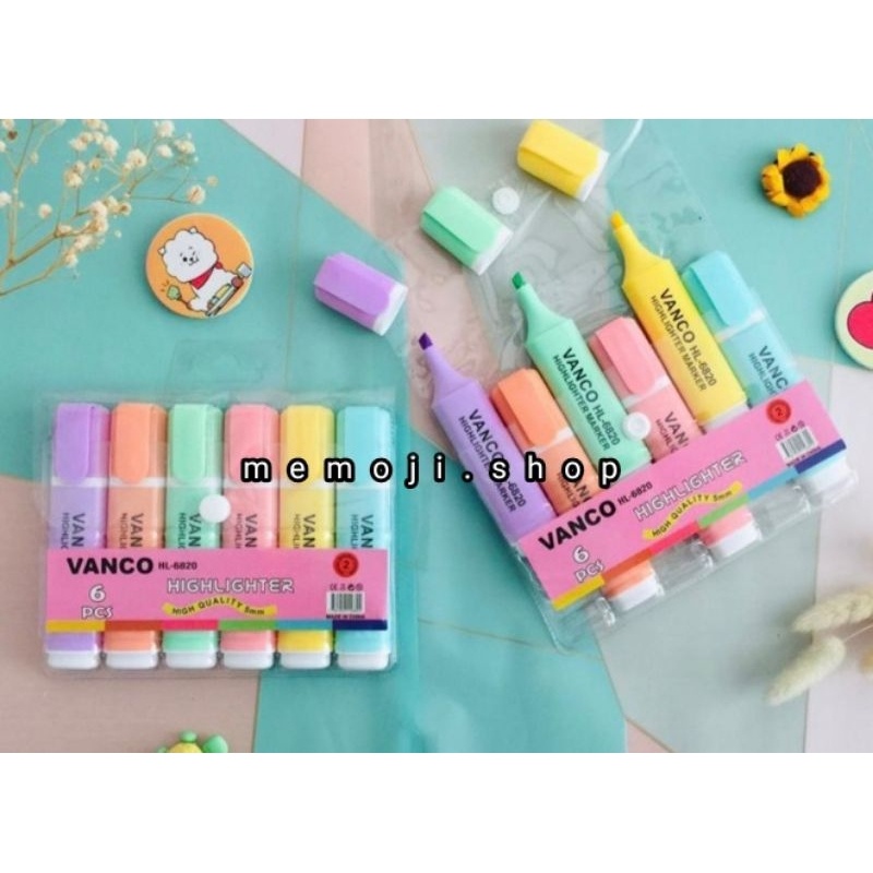 

Highlighter Pastel 6 Warna