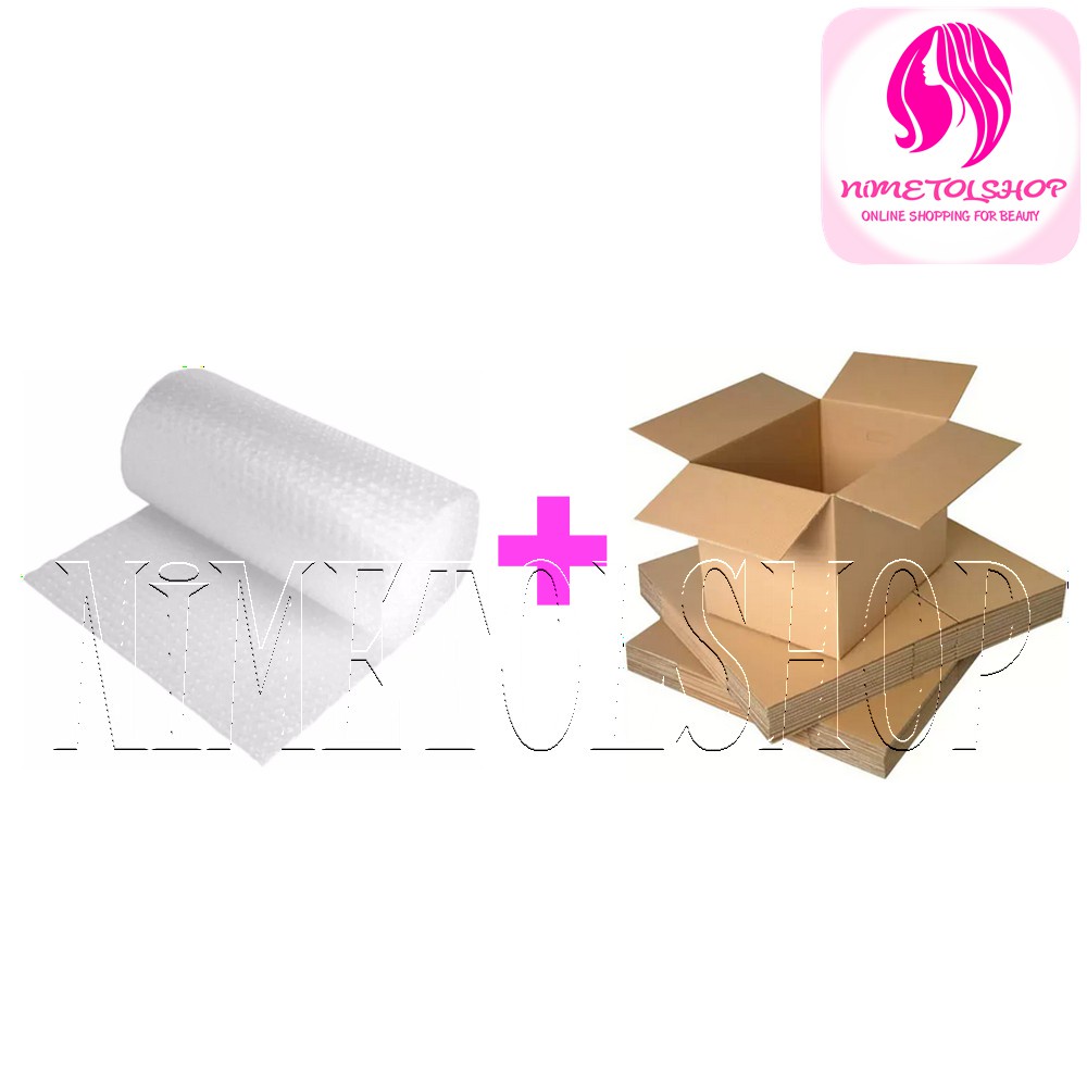 

️ NIMETOLSHOP ️ Tambahan Packing Plastik Bubble + Kardus ️ NIMETOLSHOP ️
