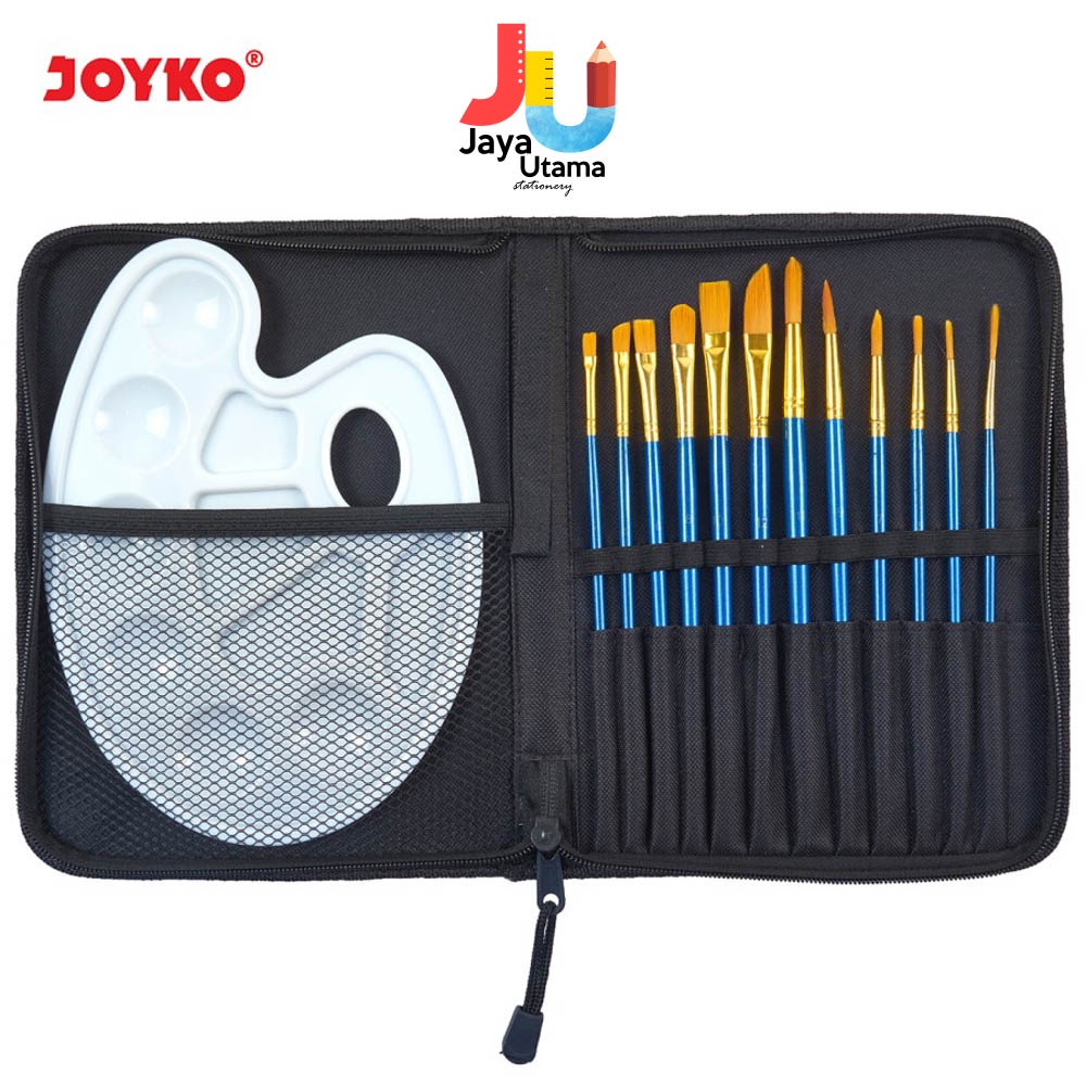 

Kuas Set Art Brush Alat Lukis Cat Air Minyak Acrylic Joyko BRS-7