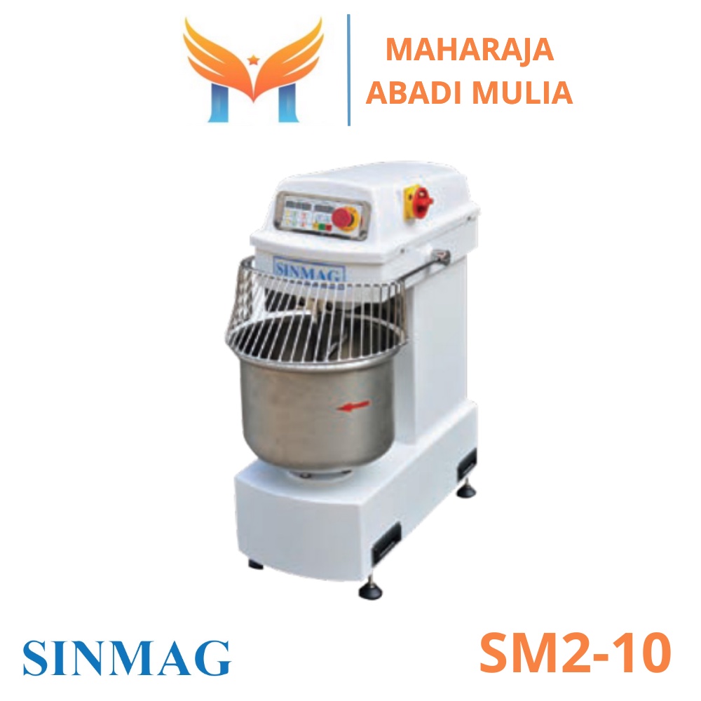 Spiral Mixer 10 Liter Sinmag Sm2-10 Mixer Roti 10kg Adonan