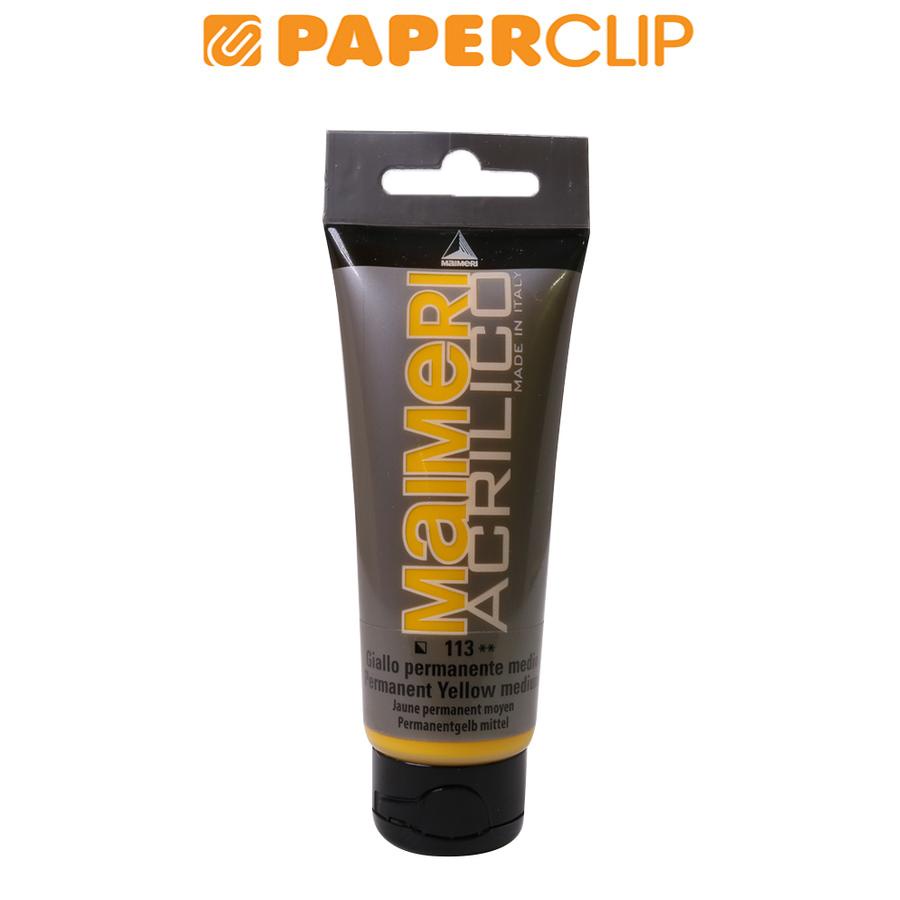 

ACRYLIC COLOR MAIMERI 75ML M0916113 PERMANENT YELLOW MEDIUM