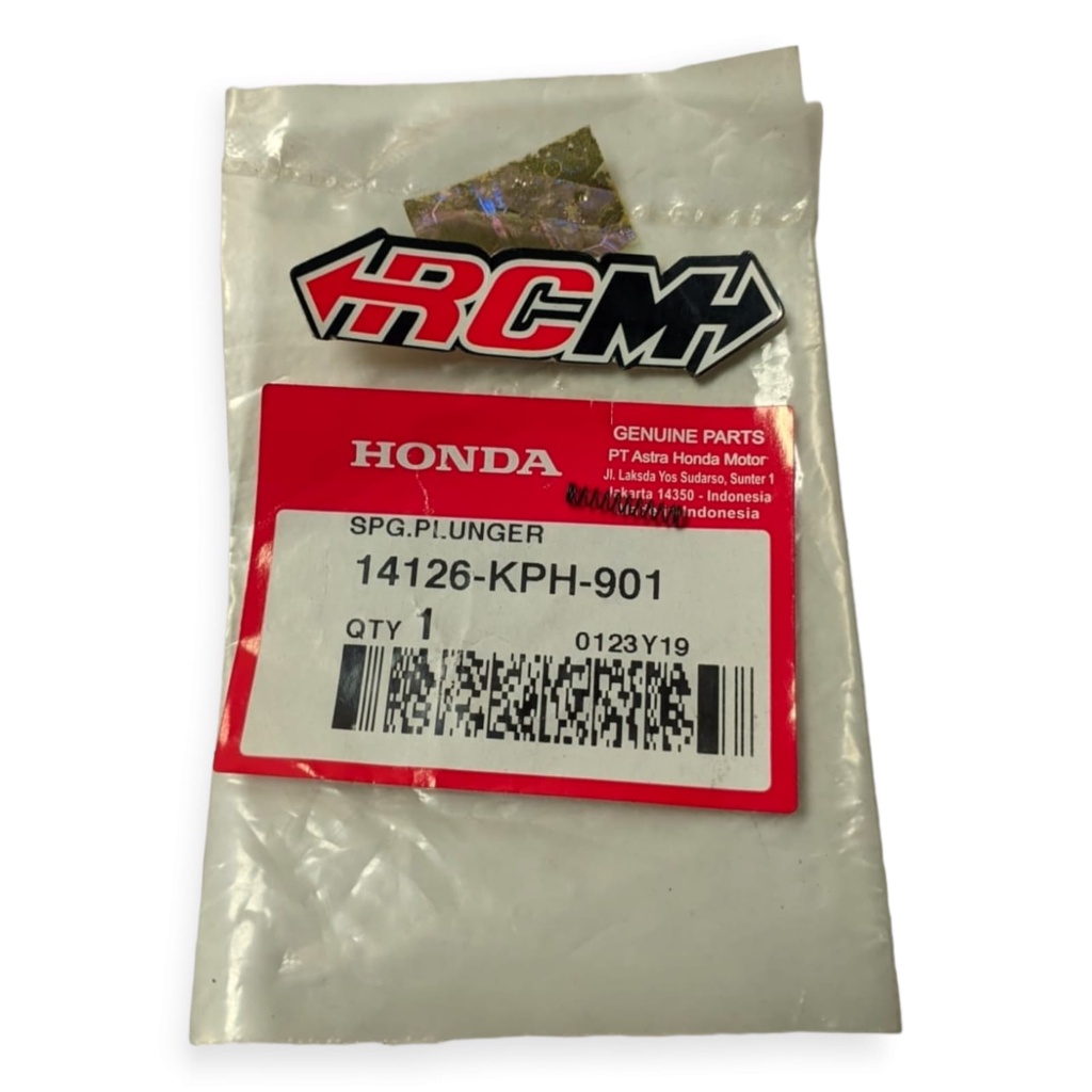 14126-KPH-901 SPRING SPLUNGER PER OTOMATIS BANDULAN NOKEN AS BEAT VARIO SCOOPY SPACY KARBU ORI ORIGI