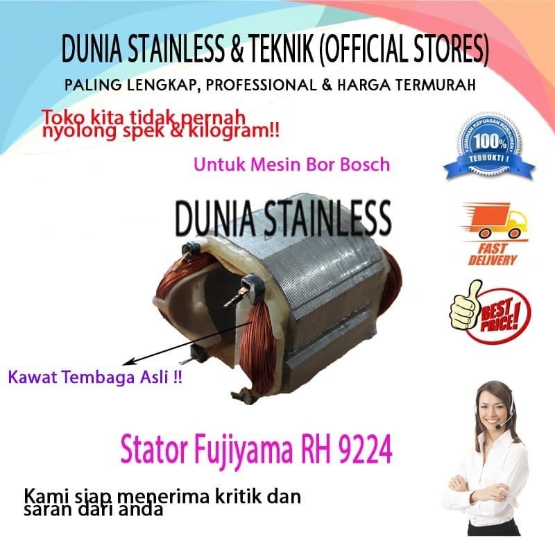 Stator Fujiyama RH 9224 gerinda bor tangan