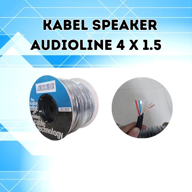 KABEL SPEAKER AUDIOLINE 4 X 1.5 Kabel speker audio line 4x1.5